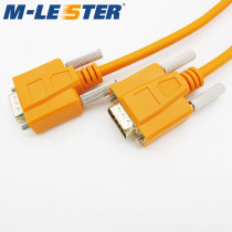 Menglaister RS232 serial line male-to-public Direct Connection line DB9 connecting line 9-pin gold-plated 1 5-5 meters