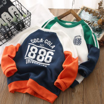 Boy Sweatshirt 2022 Spring Autumn New Children Bangs in casual cover CUHK children sports casual blouses t-shirt