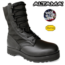 Native American Altama Outdoor Hiking Shoes Military Fan Tactical Combat Boots Black Anti-Stick Drain 4168 6800