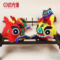 Handmade cloth tiger traditional special gift folk crafts ornaments Baby Full Moon 100-year gift doll to foreigners