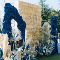 Wedding props wrinkled background paper wedding hand rubbing wrinkles paper decoration creative DIY molding Paper Pearl paper