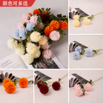 Wedding floral art fake flower decoration arrangement props wedding bouquet rose simulation flower arrangement wedding room bedroom wedding silk flower