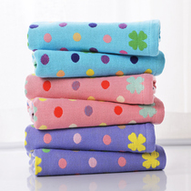 6 gauze towels pure cotton absorbent non-losing cotton soft and cute girl home wash adult rectangle