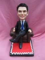 Photo custom handmade mud man real person doll Soft pottery doll gift pinch small mud man real person custom mud doll