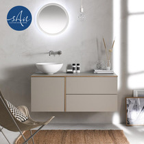 Xian Hyundai simple bathroom cabinet custom overall wash cabinet custom reservation measurement design installation