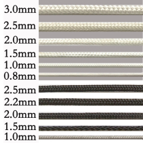 3mm white nylon rope 10 m Louver Curtain curtain pull rope umbrella rope high strength advertising rope plant climbing