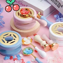 Fire Paint Seal Suit With Melting Pot Fire Paint Seal Octopus CUTE FIRE LACQUER SEAL SUIT COMPLETE FIRE PAINT MELTING FURNACE PRINT