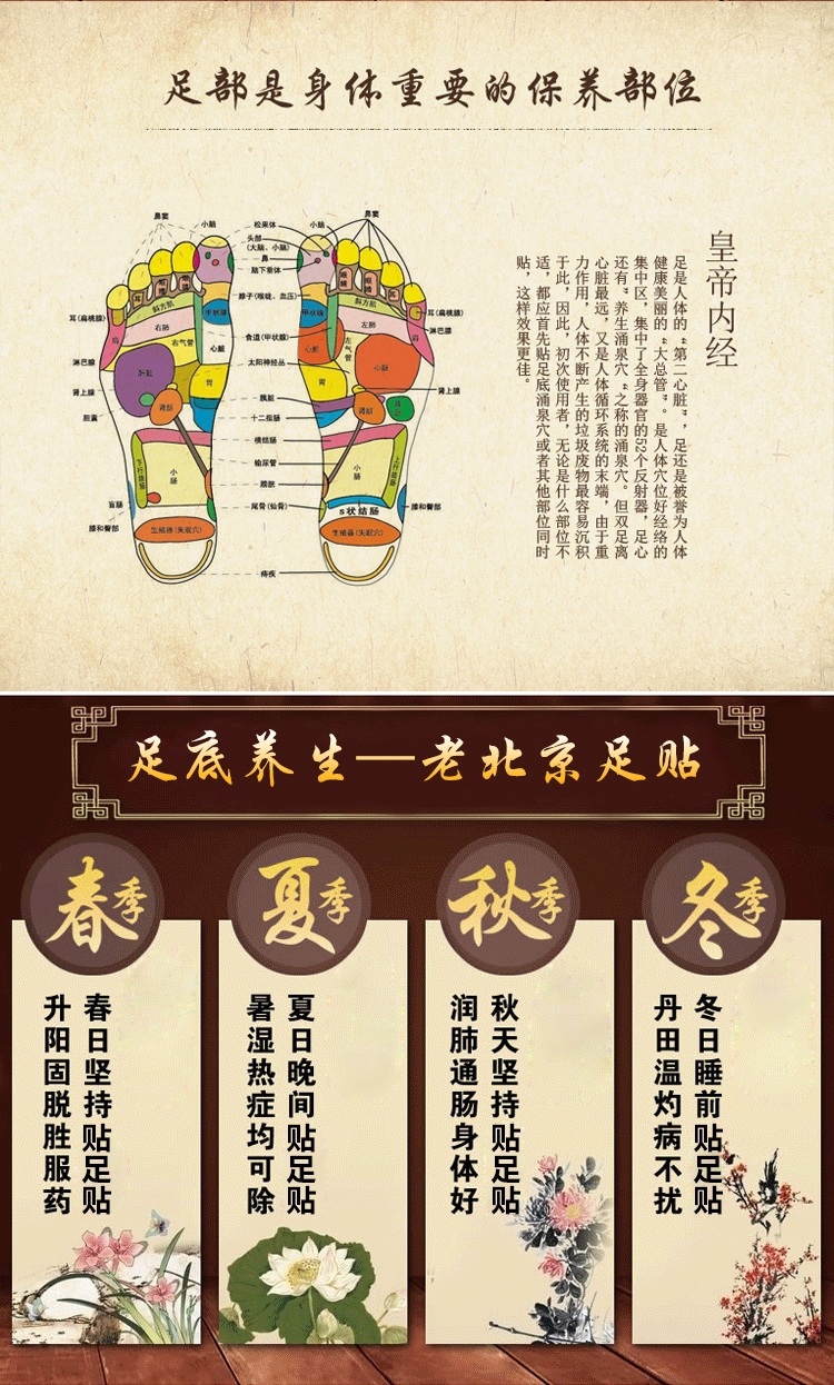 买二送一 御仲堂老北京足贴艾草助睡眠调理便秘祛湿脚