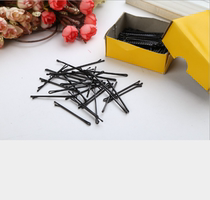 Shadow clip small hairclip black clip U-shaped clip black hairclip round head childrens clip wave clip