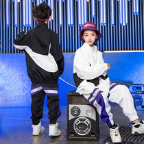 Boy jazz dance clothes tide autumn dress childrens street dance suit boys hip hop costume children hiphop performance suit