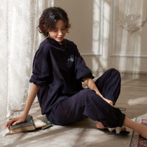 Princess Mark pajamas womens spring and autumn pure cotton long-sleeved ins wind net red explosion home service suit 2020 new