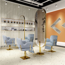 New light luxury barber shop mirror table hair salon special network red hairdressing mirror hairdressing shop hair mirror hot dye mirror