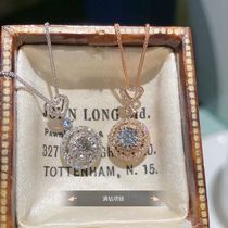 18K Gold Courting Wedding Diamond Necklace Diamond Ring Naked Diamond Ring Custom Platinum Diamond Pendant Woman