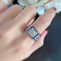 18K gold courting for marriage mens diamond ring naked drill for ring custom platinum 1 carat real diamond ring man