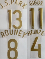 Premier League Manchester United 0607 season home Champions League gold lettering player version fan version optional