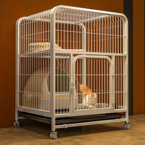 Cat cage home indoor two-story small with toilet one large free space cat Villa cat cage