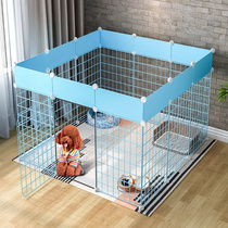 Pet fence dog isolation door dog cage Teddy Bome small dog guardrail iron indoor kennel household fence