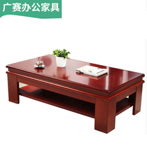 Double Layer Tea Table Fashion Brief Kung Fu Office Tea Table Living Room Coffee Table Modern Solid Wood Small Tea Table