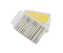 Metal relics repair without damage to rust - free Swiss bergeon glass fiber brush head 24 installation