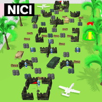 Expansion training props outdoor inflatable simulation bunker real archery camouflage CS wall team building battle competitive game