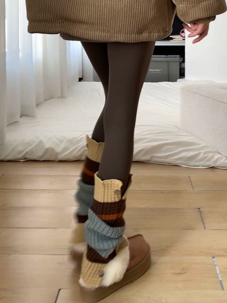 Ma, do you like the matching of this color tie ~ who knows wow brown is the color of autumn and winter ~ 100 hitch socks-Taobao