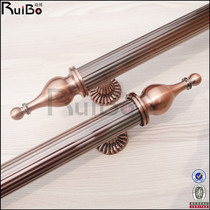 European imitation wood door handle glass door handle stainless steel wooden door handle Hotel KTV luxury big handle