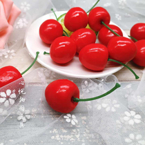 Simulation of large cherry carts Centipoon Food Gourmet Food Photo Shoot and props Taobao Photo Photograph Swing Piece Decoration
