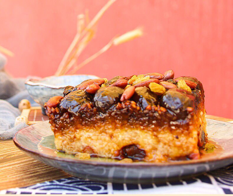 早餐食品西安甑糕陕西特产小吃350g甄糕好吃的糯米糕红枣桂花镜糕