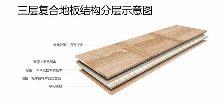圣象地板专卖店正品 三层实木系列kg6114金斯顿橡木