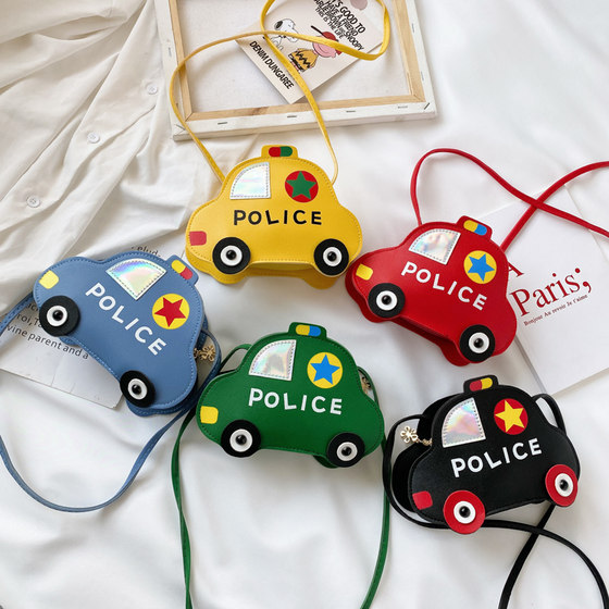 Children's bag messenger bag female cute cartoon car bag fashion boys and girls coin purse wild shoulder bag Children's bag messenger bag female cute cartoon car bag fashion boys and girls coin purse wild shoulder bag