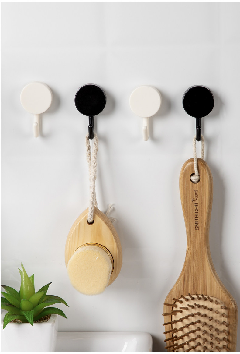 贴墙挂钩宿舍创意粘钩子家用厨房卫生间免打孔挂钩强力粘胶白灰墙