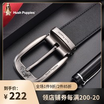 Leisure walk belt Mens needle buckle belt Mens first layer cowhide holiday gifts young and middle-aged business leather pants belt