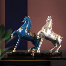 Horse to Success Pendulum The Modern Genguan Light Lavish Living Room TV Cabinet Wine Cabinet Office Owner Desktop Decorations