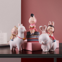 Cute Little Swing Piece Home Room Creative Desktop Cartoon Girl Children Room Decoration Room Arrangement Furnishing