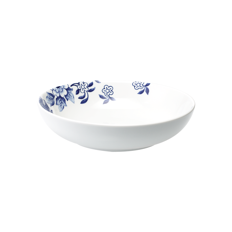 Mrs Loveramics love love blue glaze Shared four see colour of household tableware soup plate combination