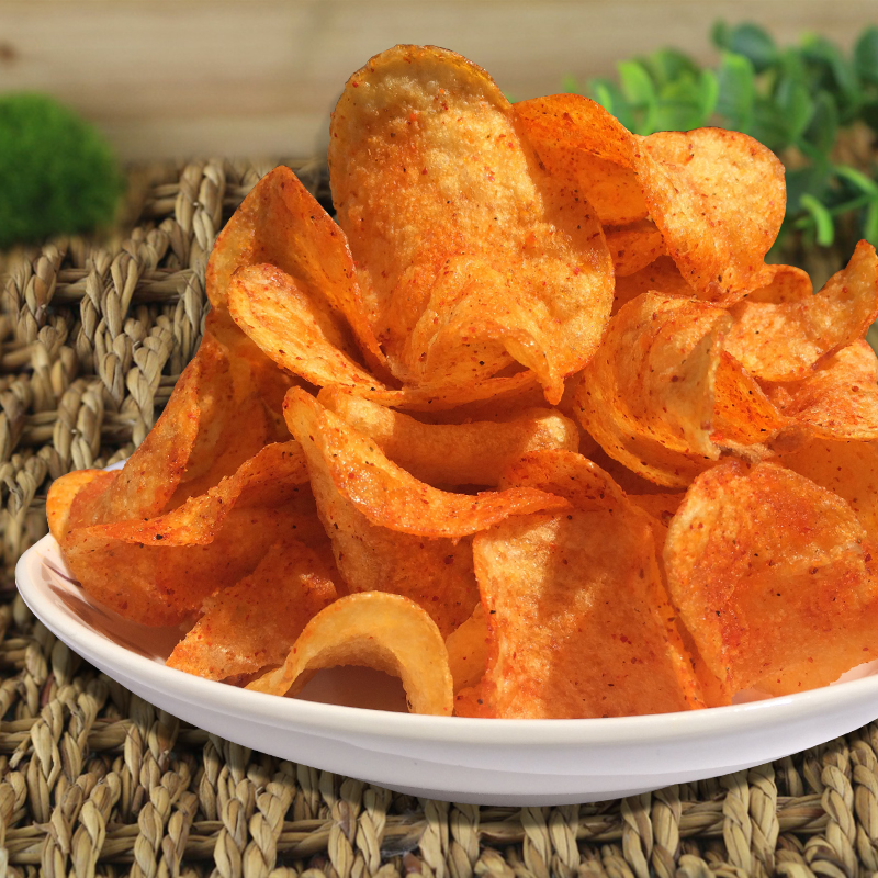 贵州特产大方小吃麻辣土豆片洋芋片油炸现炸香脆零食250克包邮