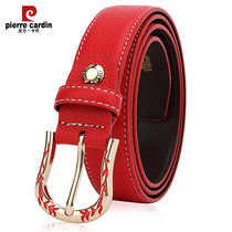 Pilkadan leather belt Womens leather cowhide belt decorative fashion versatile jeans Womens thin waist belt pants belt