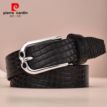 Lady Pilkardhan New Tide Belt Bull Leather Free Punch Women Slim jeans Jeans Belt Women 100 ride Chains Wind