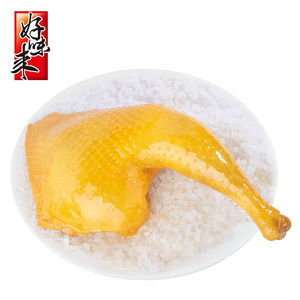 盐焗鸡腿零食广东特产好味来76g*5袋铝膜装鸡肉休闲小吃香辣鸡腿