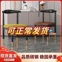 Dining chair backSimply modern dining table chair room bedroom deskroom stool cosmetic chair fake wood