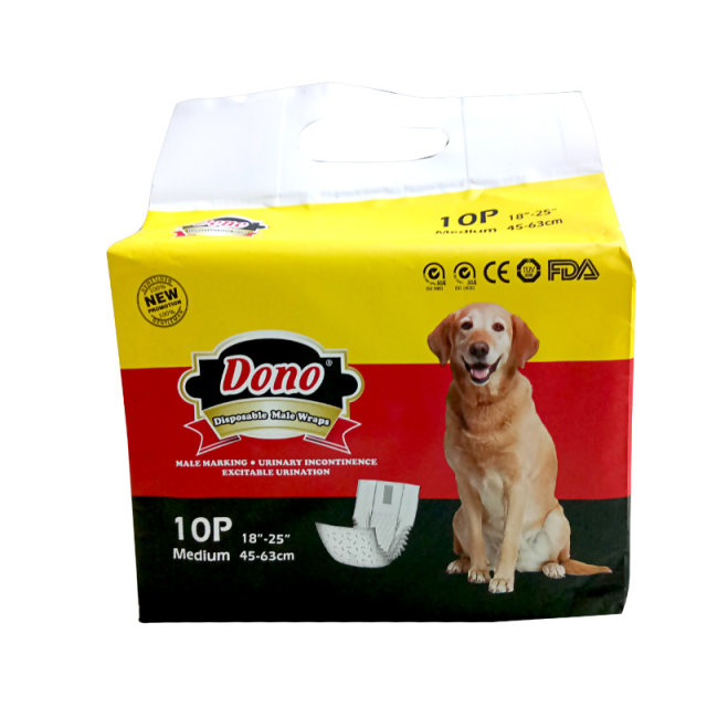 Dono diapers dog diapers Teddy pet hygiene underwear for male dogs only ຜ້າອ້ອມຫມາຊາຍ