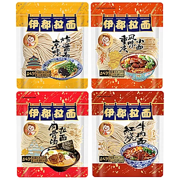 伊都拉面5包特卖带汤料酱包红烧牛肉拌面[2元优惠券]-寻折猪