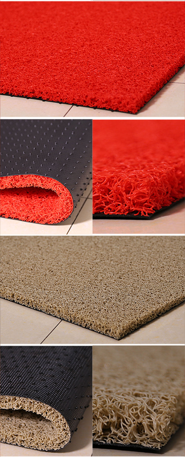 加厚丝圈地垫门垫进门口入户门厅家用丝圈脚垫可裁剪防滑防水地毯