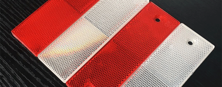 货车反光板警示标识汽车年检反光贴夜光车身反光条塑料反射器夜间