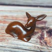 Boutique Su Gong retro solid copper deer tea pet can raise copper insects Zhenwen Town pen holder clearance Special