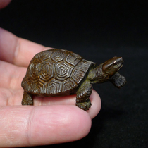 Su Gong creative solid copper town paper Wenzhen Zhenzhen Copper Turtle lucky turtle copper worm tea pet ornaments factory price