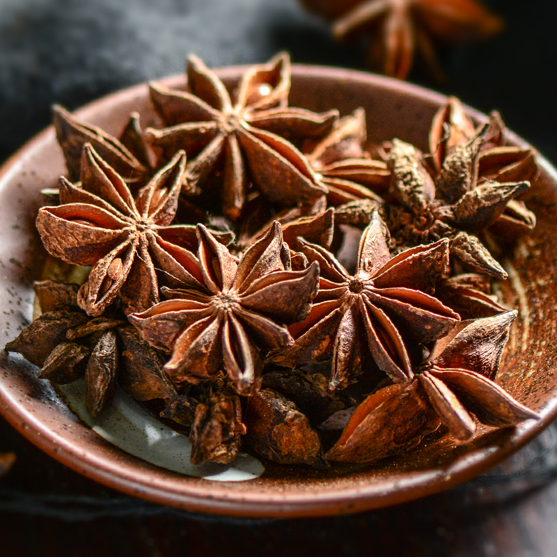奥淼中药材 八角 川菜香料肉厚味浓 北茴香大料大茴 实体店铺50g
