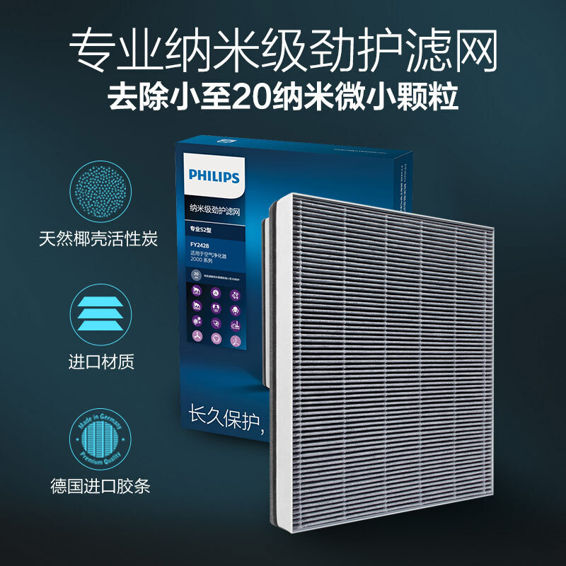 philips air purifier filter screen fy2428 is suitable for ac2886ac28888 / 2890 / 2878 original filter element
