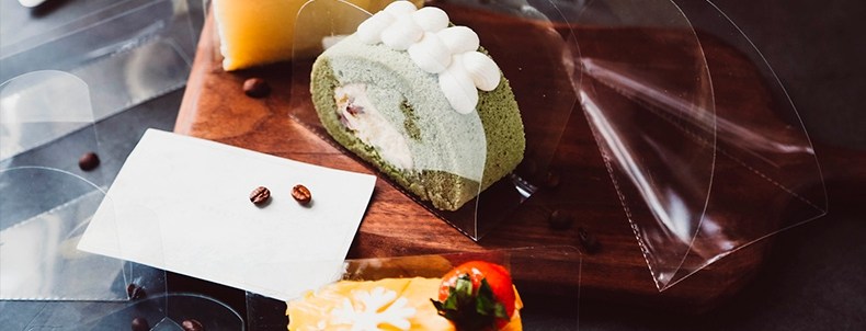 切件包装烘焙垫片切块西点透明蛋糕边慕斯围一体三角装饰硬围边