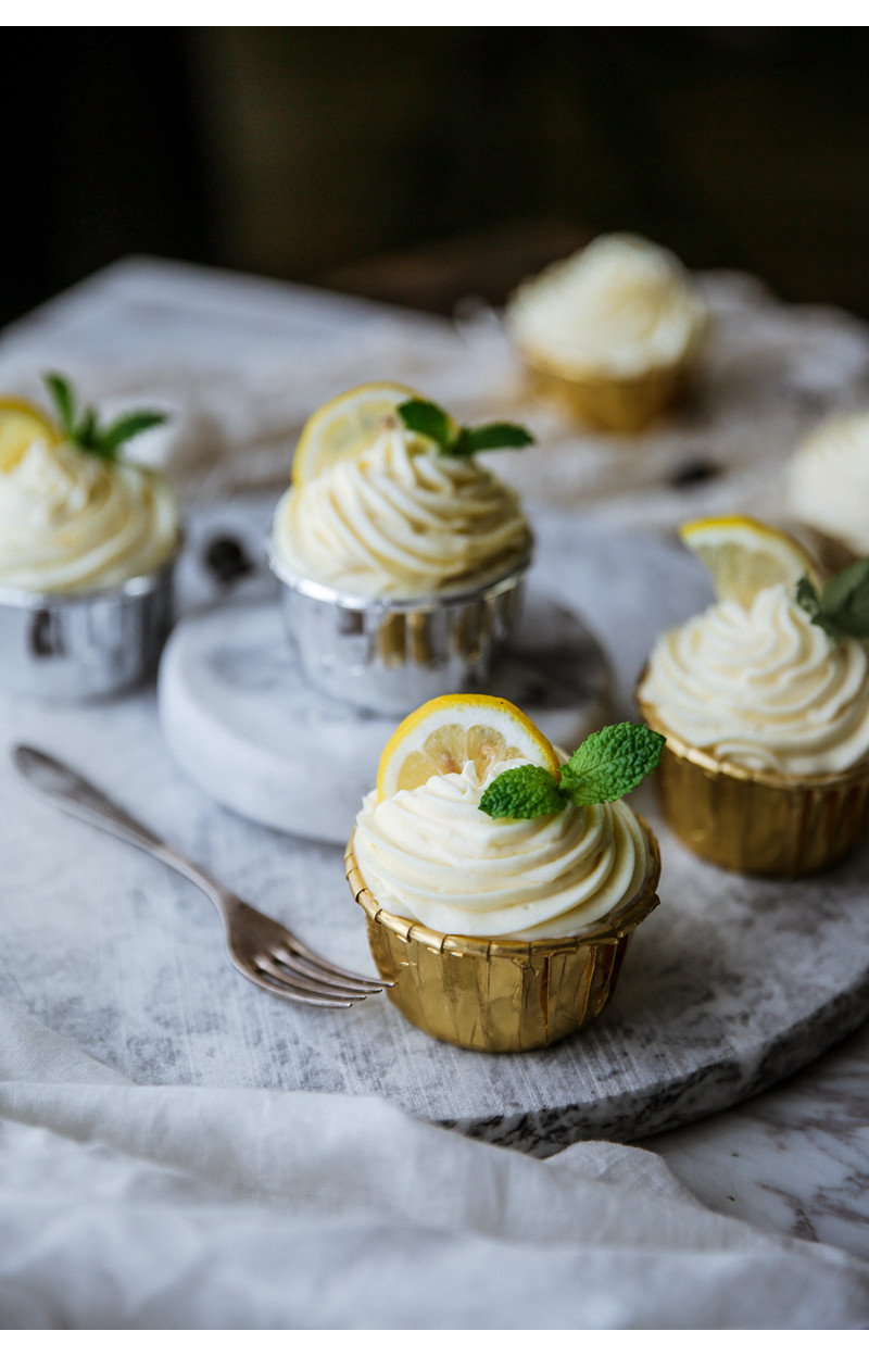 1ins风圣诞节金色银色纸杯马芬杯卷边玛芬蛋糕杯纸托卷口杯子烘焙